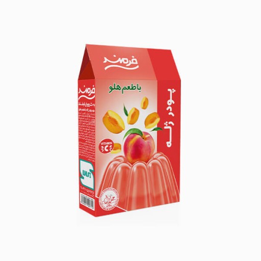  عکس پودر ژله هلو فرمند